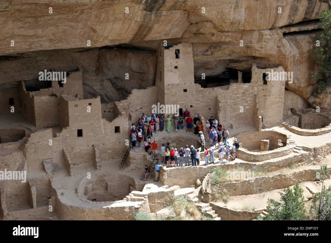 Mesa Verde National Park in Colorado preserves ancient cliff dwellings ...