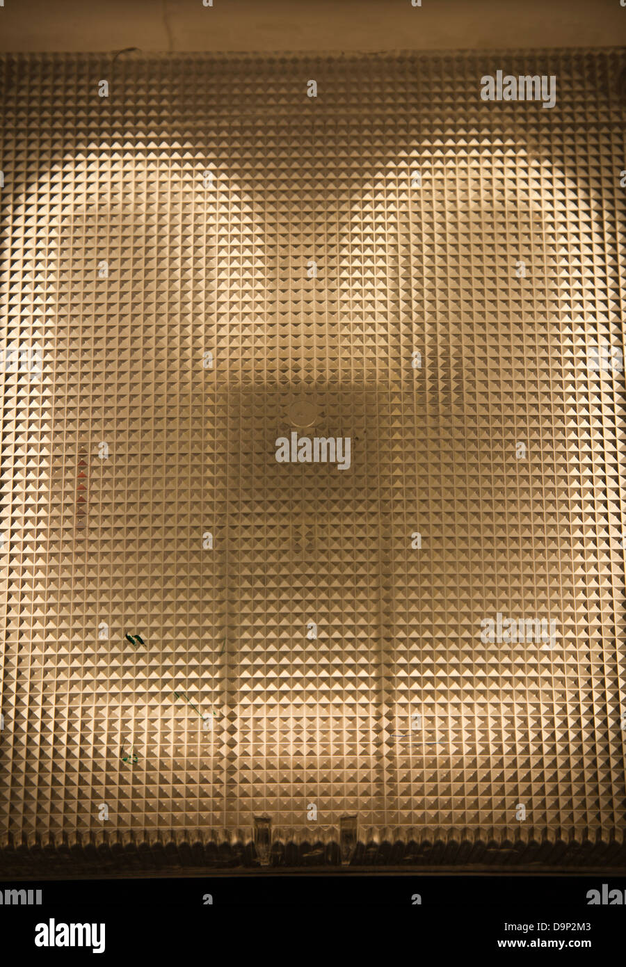 Tube Lighting in Commercial public Hallway Stock Photo Alamy