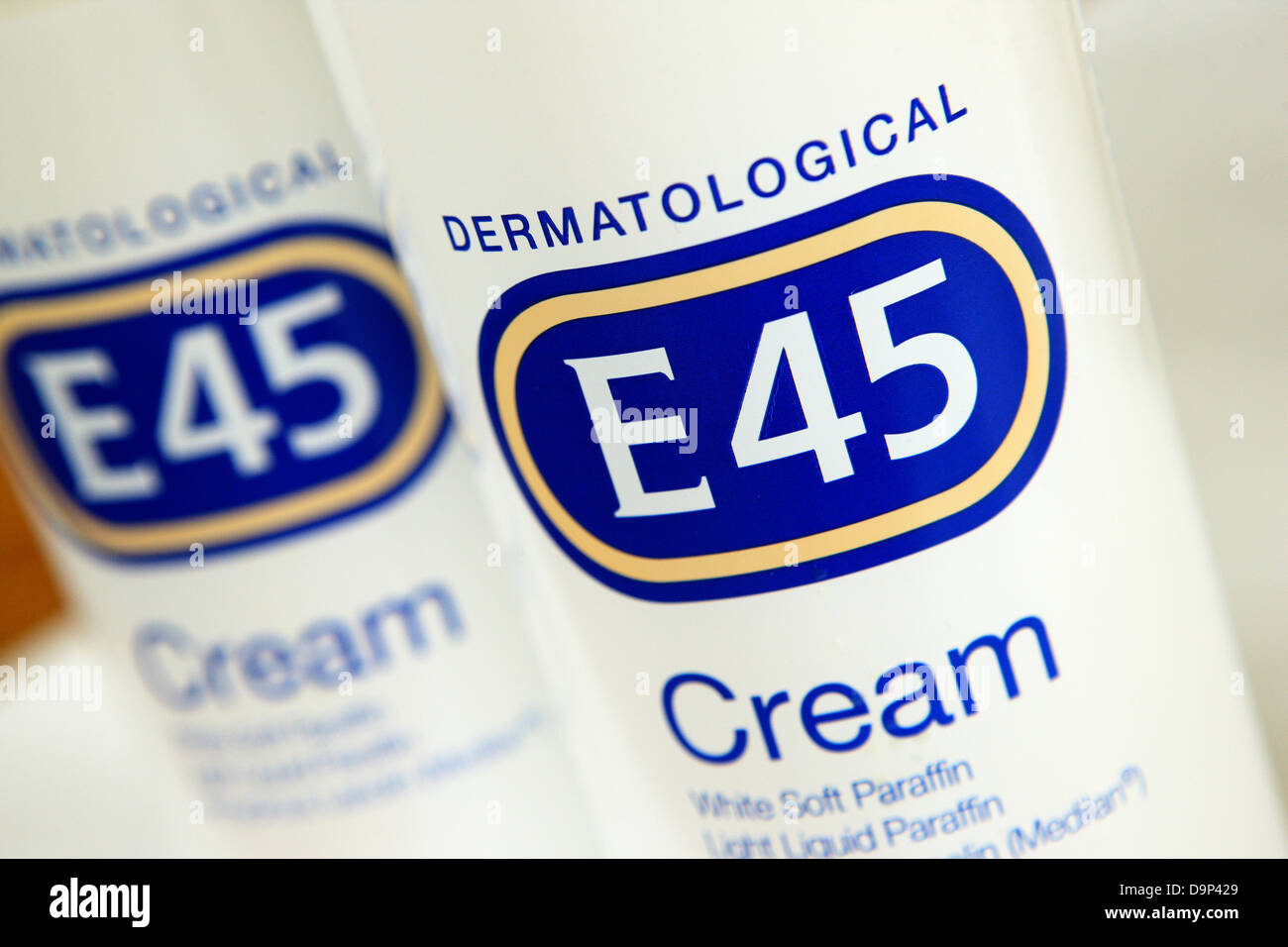 E45 cream Stock Photo