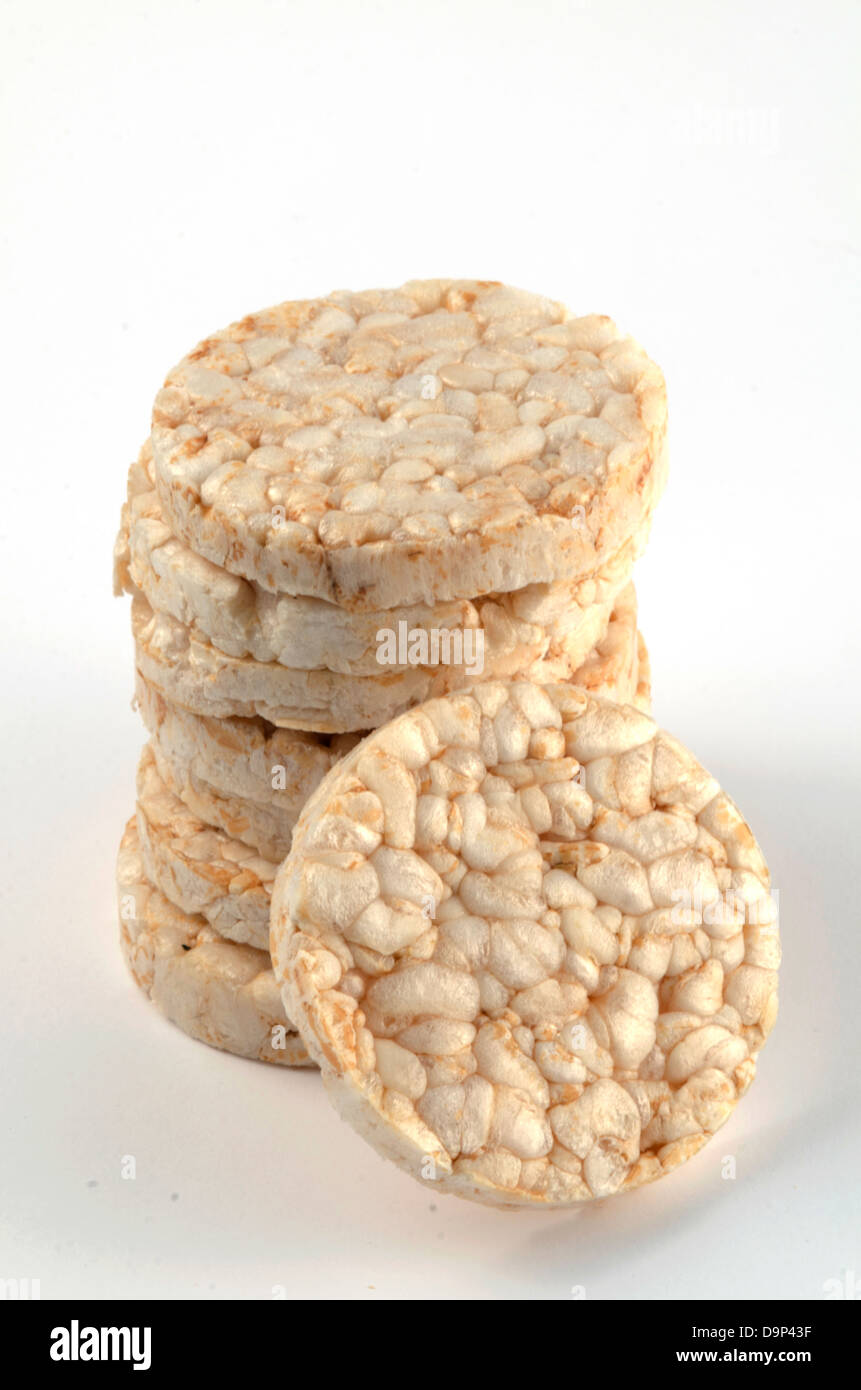 Pile of rice cakes Stock Photo