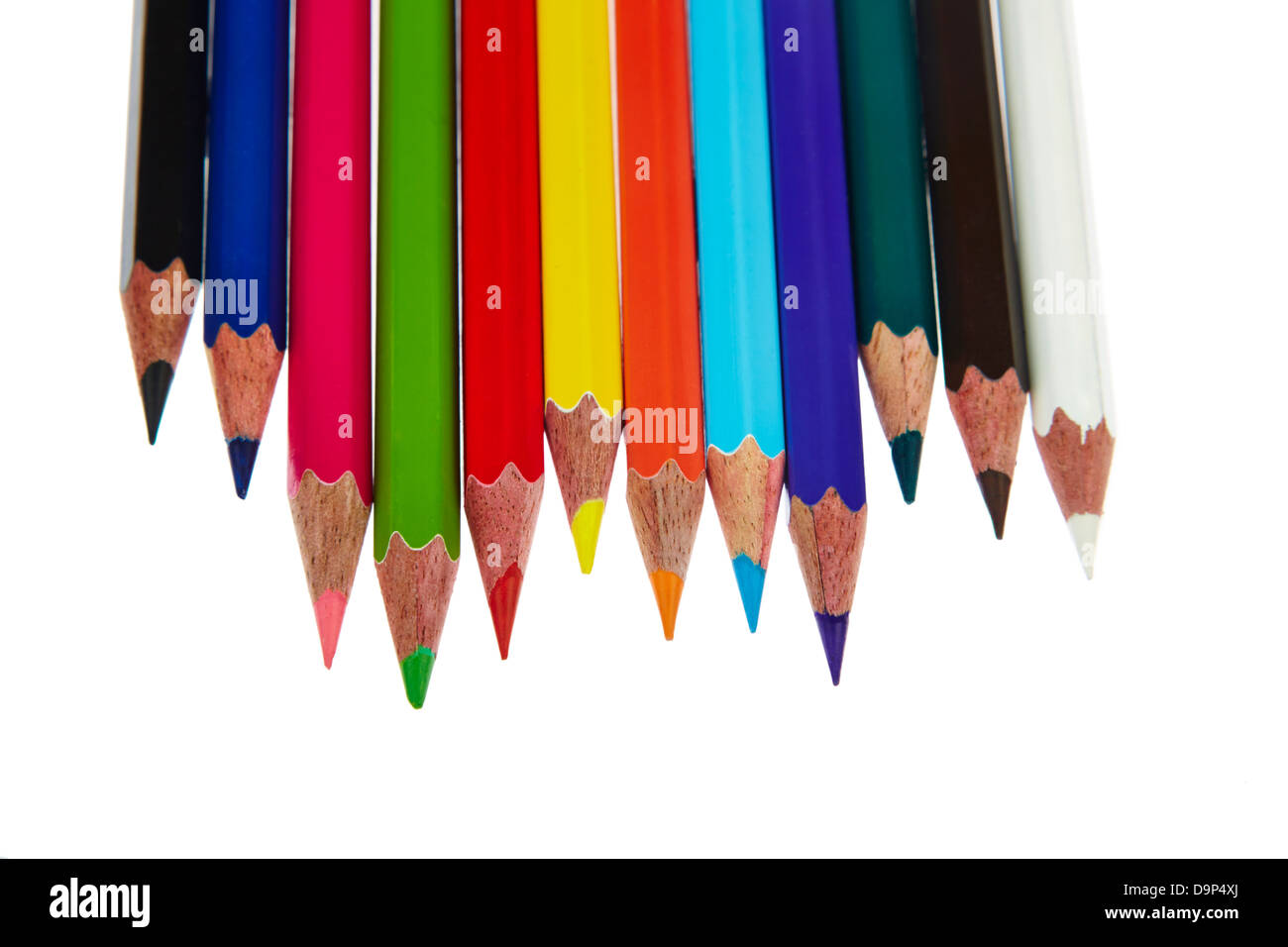 Colored pencil with graph hi-res stock photography and images - Alamy