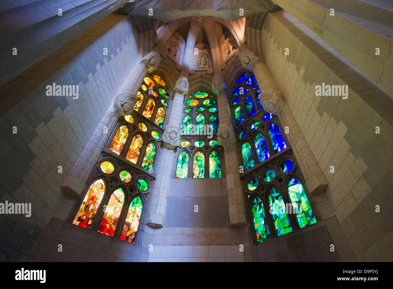Sagrada Familia Interior Color