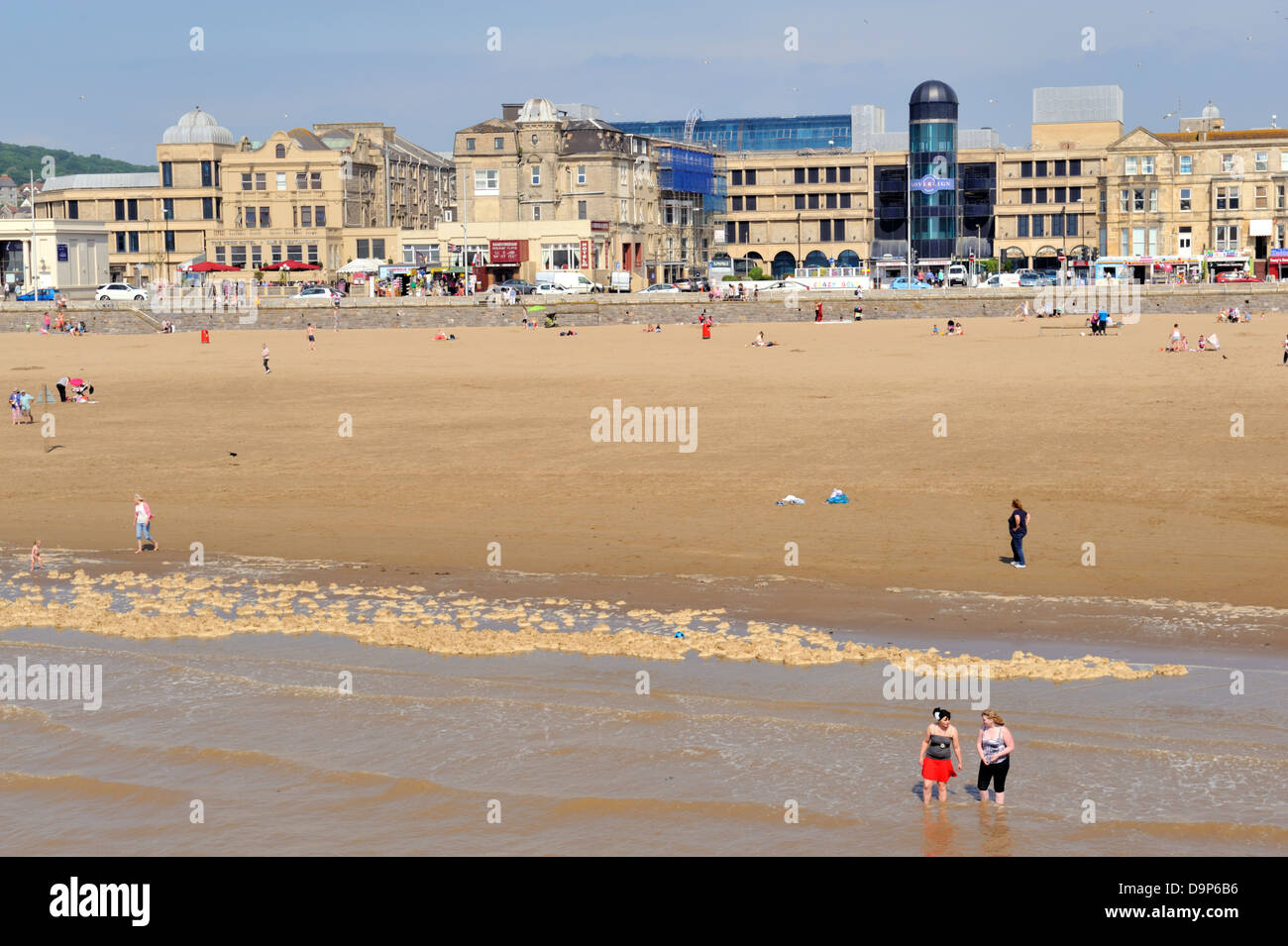 Town of Weston Super Mare, UK Stock Photo