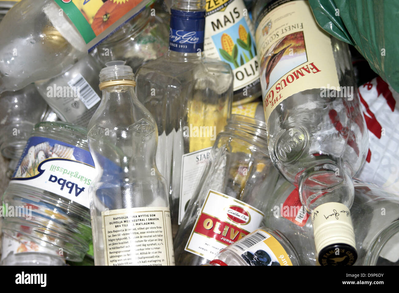 Alcohol Bottles Trash High Resolution Stock Photography and Images Alamy