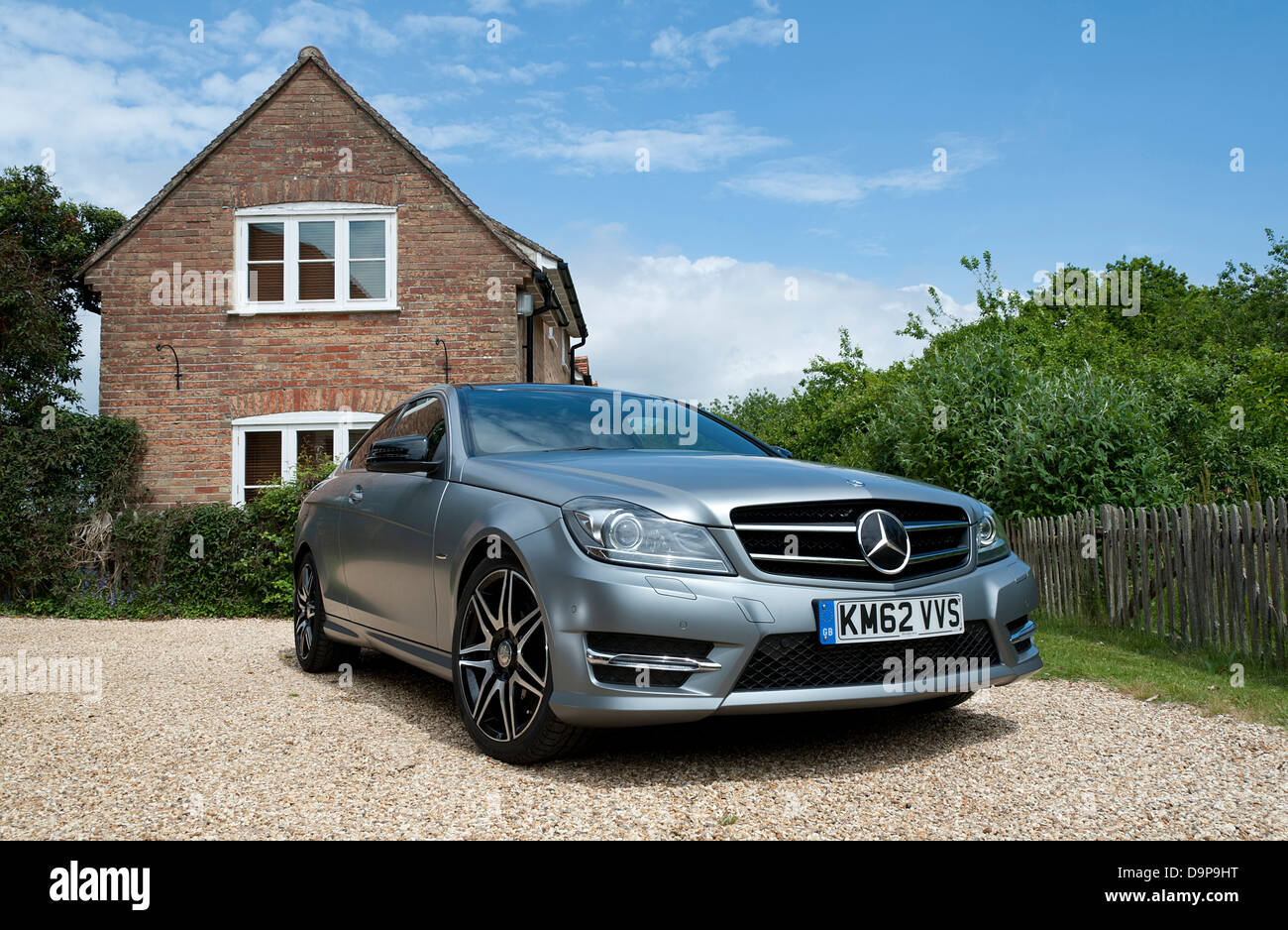 2013 Mercedes Benz C250 CDi Coupe AMG Sport Stock Photo