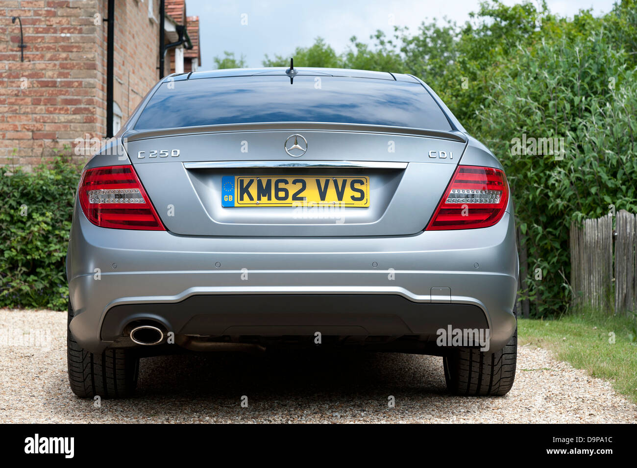 2013 Mercedes Benz C250 CDi Coupe AMG Sport Stock Photo