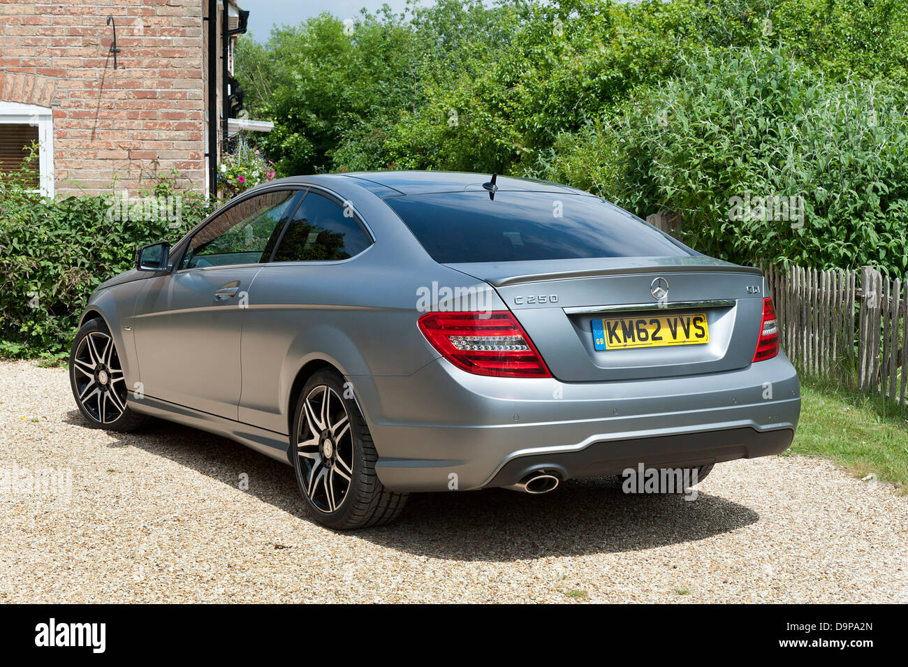 2013 Mercedes Benz C250 CDi Coupe AMG Sport Stock Photo - Alamy