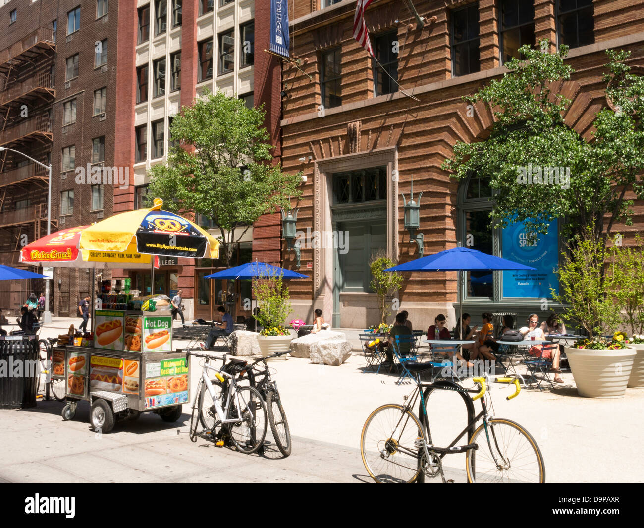 Baruch College, 25th Street Interim Pedestrian Plaza, Bernard Baruch