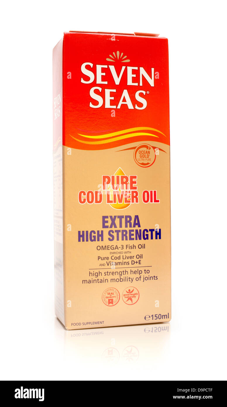 Cod liver oil. Seven seas pure cod liver oil extra strength omega3