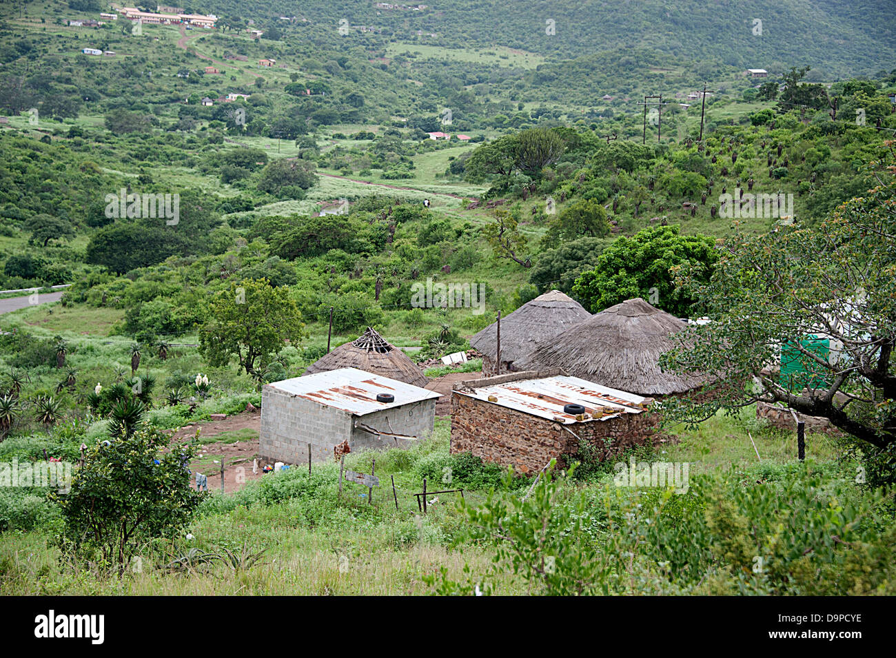 Rural huts south africa hi-res stock photography and images - Alamy