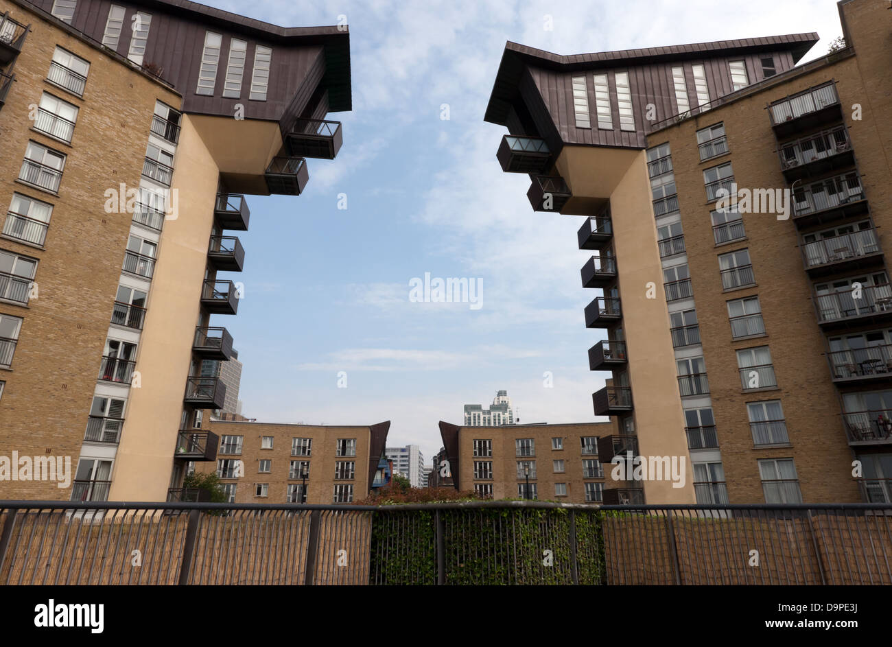View of the Waterman Building, Millennium Harbour, Westferry Road E14 Stock Photo Alamy