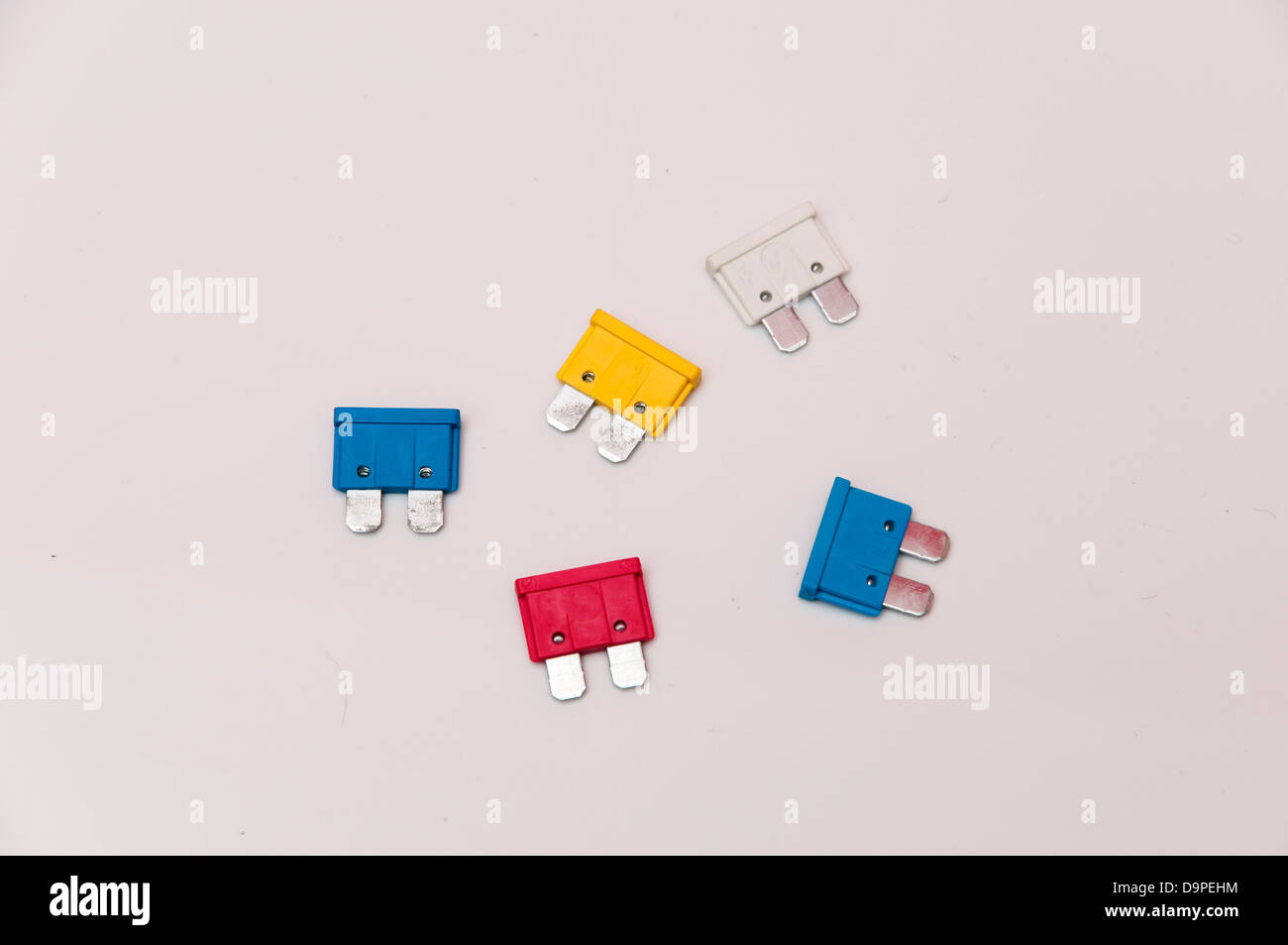 colors fuses to protect electrical circuits Stock Photo Alamy