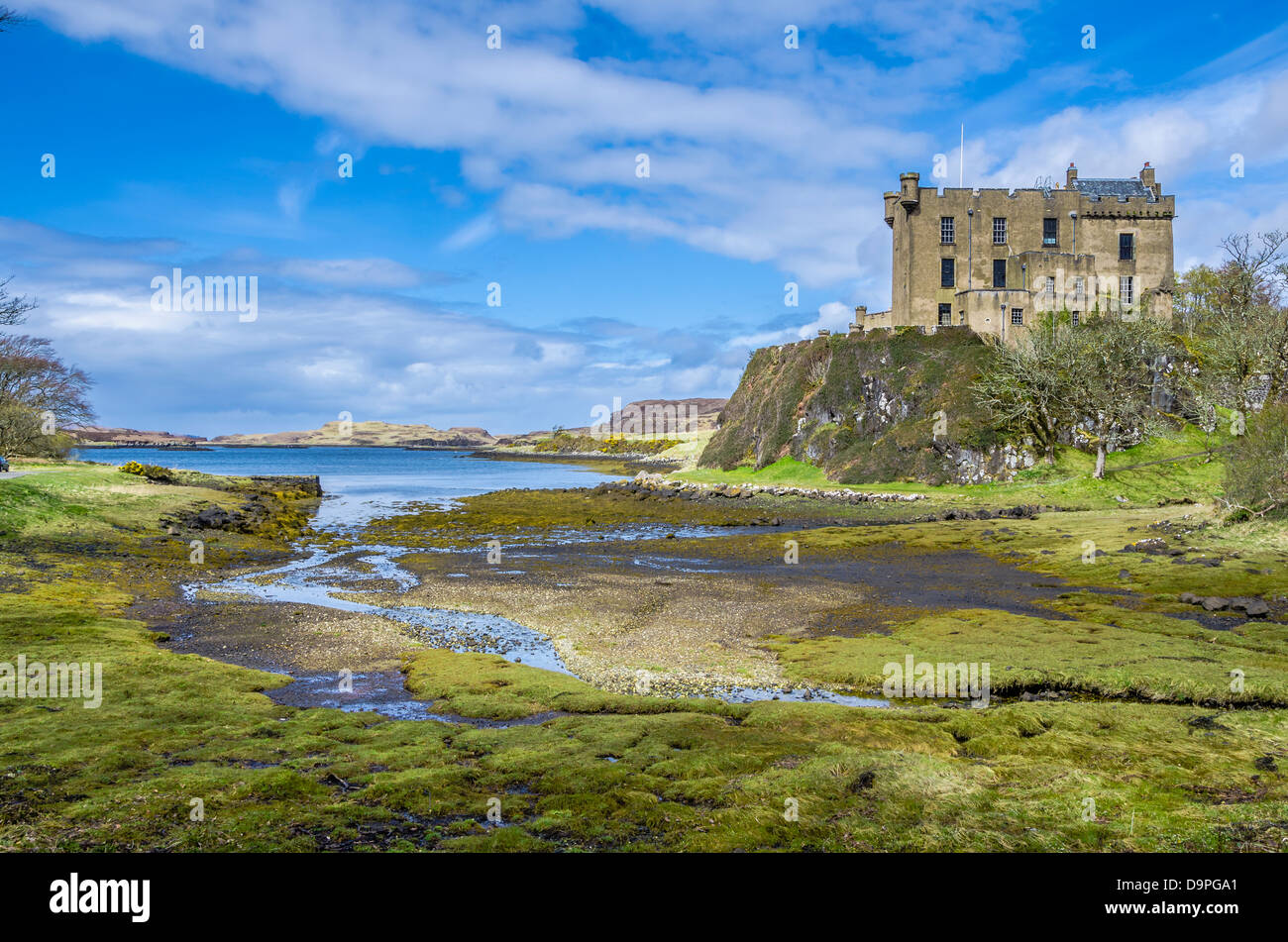 View of the Dunvegan Castle Stock Photo