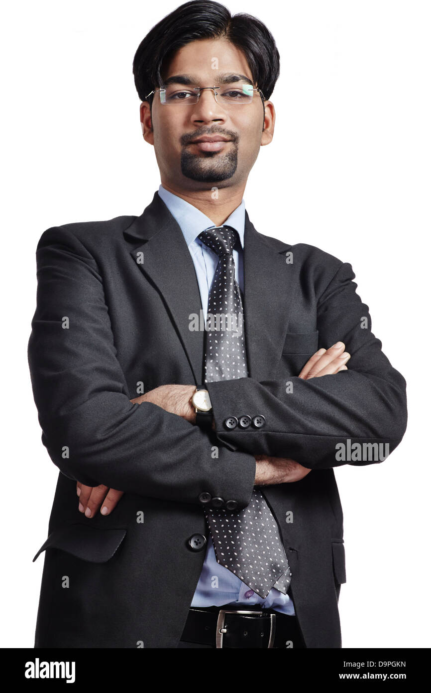 South indian man standing arms hi-res stock photography and images - Alamy