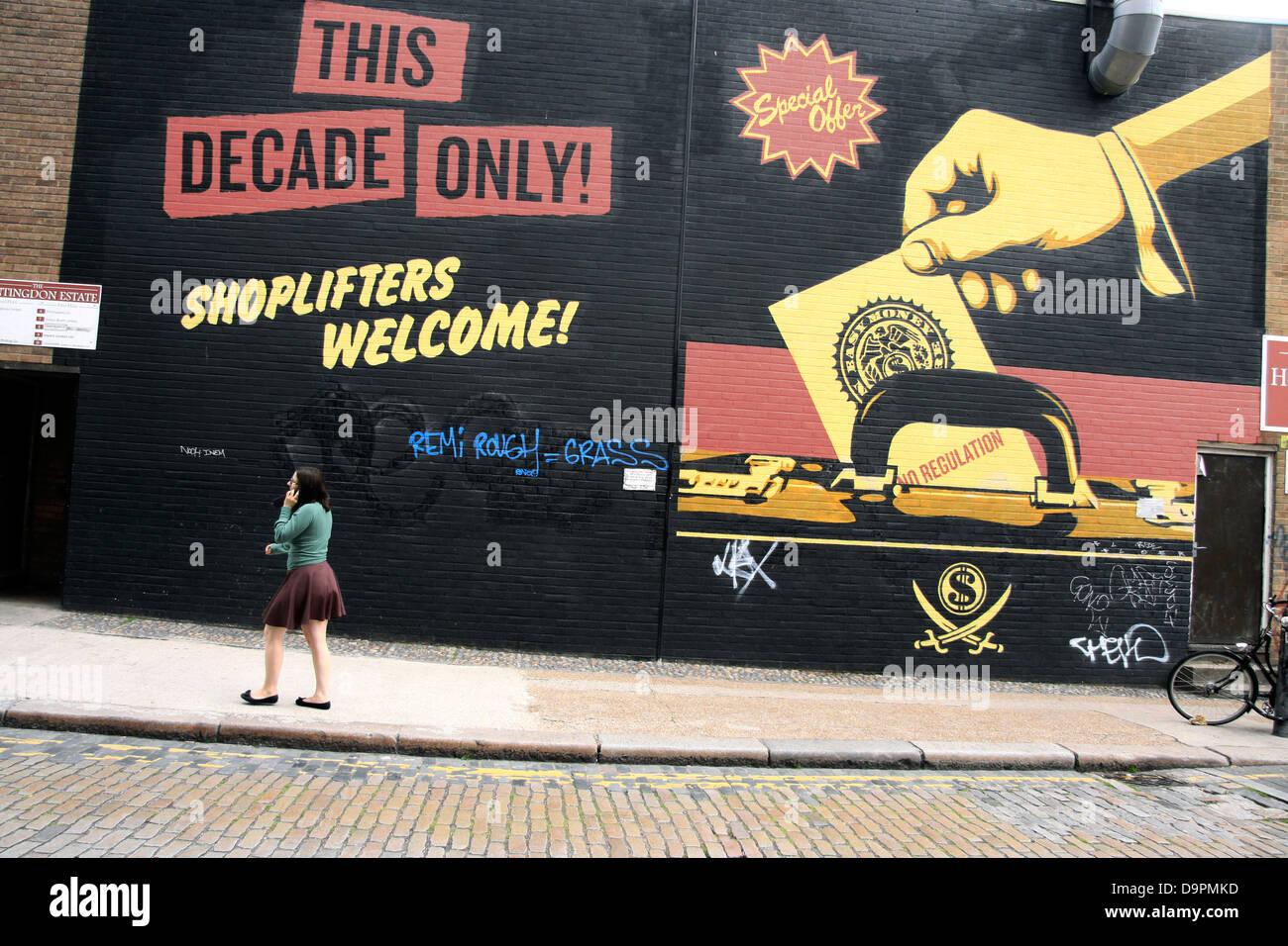 Estampe Shepard Fairey Obey Shoplifters Welcome, 2012, Signée Et Numérotée
