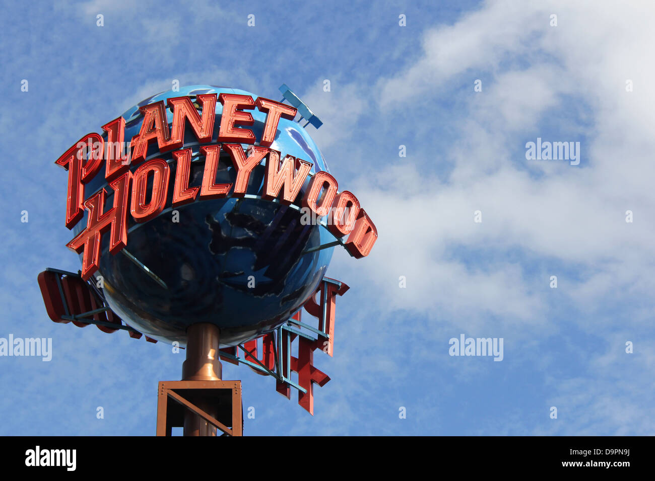 Planet Hollywood franchise at Downtown Disney, Orlando, Florida. Stock Photo