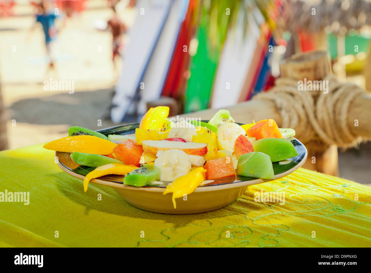Plate of mexican food Stock Photo