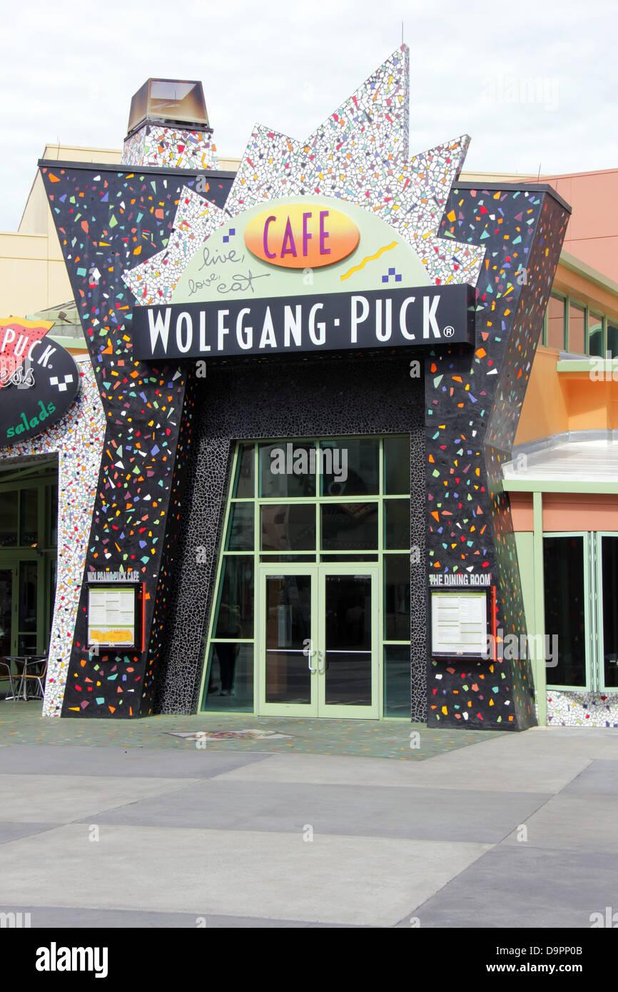 Wolfgang Puck Cafe at Downtown Disney, Orlando, Florida. Stock Photo