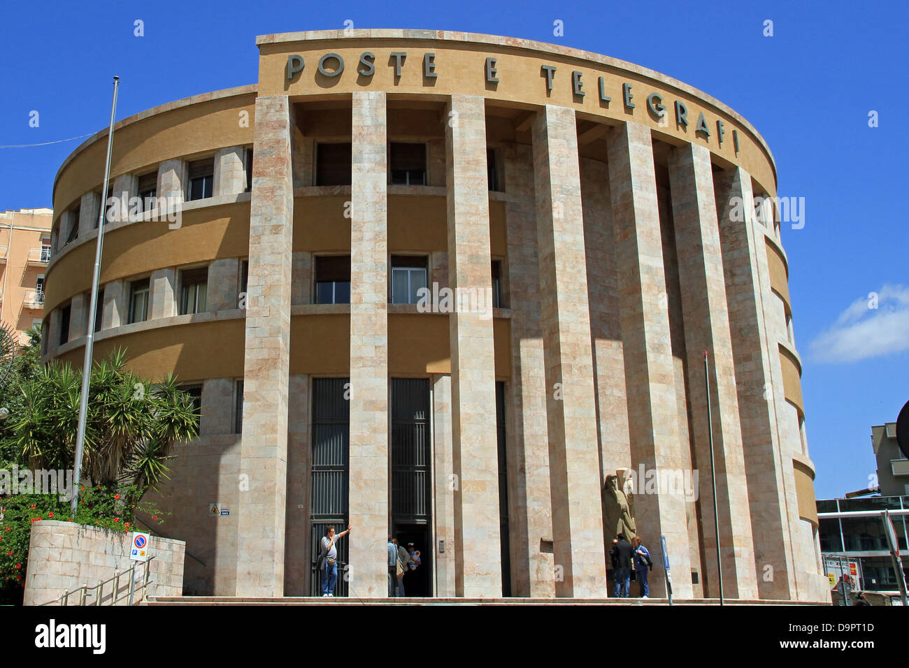 Poste e Telegrafi" Postal and telegraph office in Agrigento, Sicily Stock  Photo - Alamy