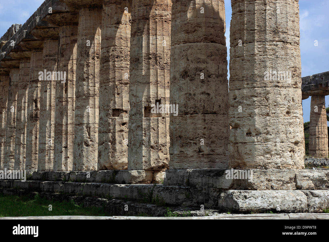 The Basilica, Temple of Hera, Paestum, Campania, Italy Stock Photo Alamy