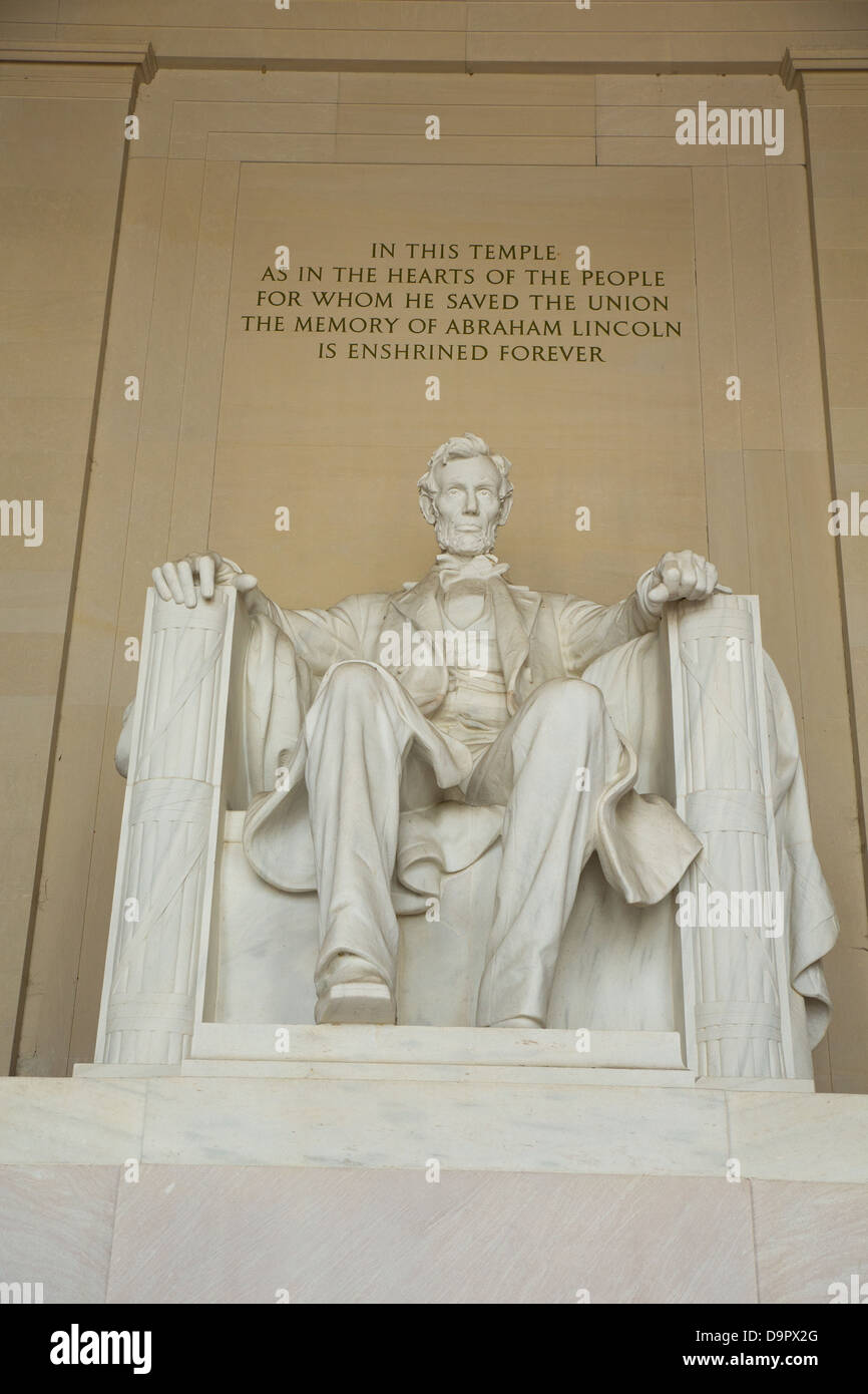 Lincoln Memorial, Washington D.C., USA Stock Photo