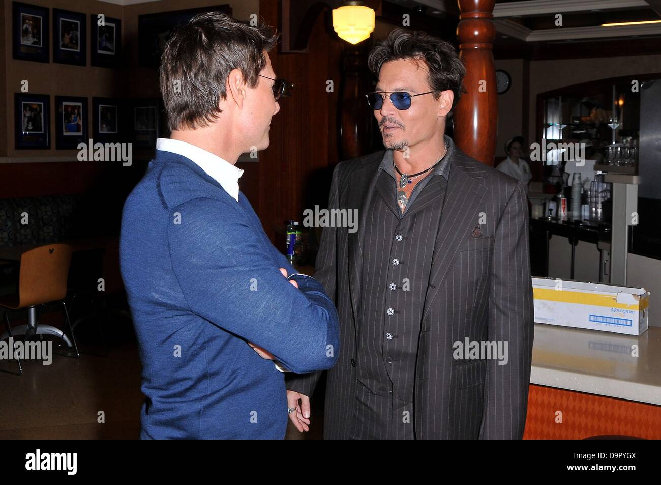 Los Angeles, CA. 24th June, 2013. Tom Cruise, Johnny Depp at the