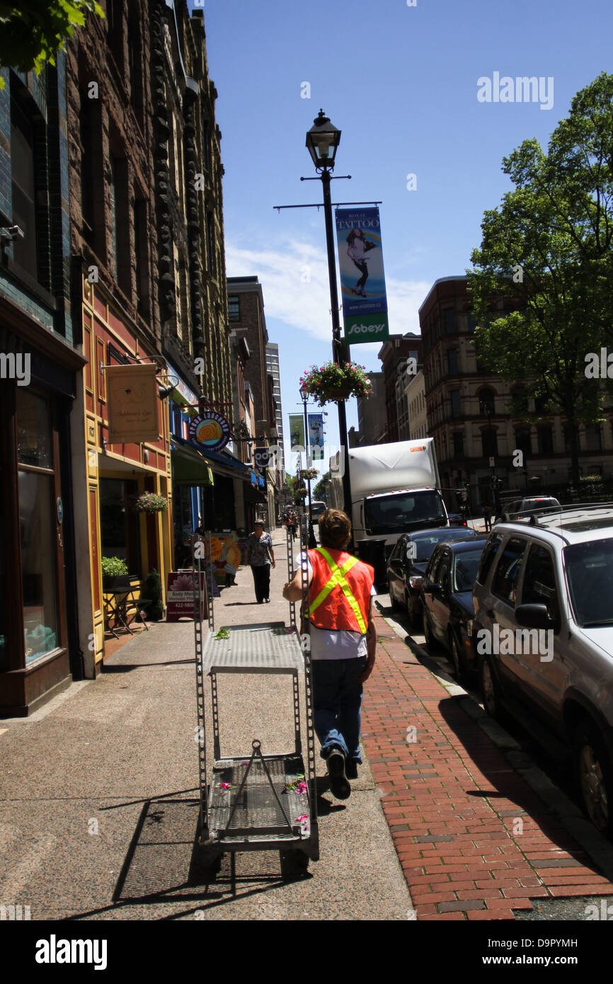Barrington street located Downtown Halifax, N.S Stock Photo Alamy