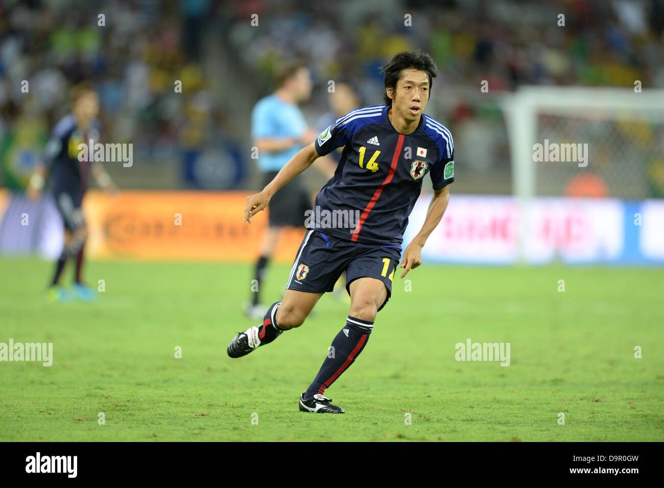 Kengo Nakamura (JPN), JUNE 22, 2013 - Football / Soccer : FIFA Confederations Cup Brazil 2013 Group A match between Japan 1-2 Mexico at Estadio Mineirao in Belo Horizonte, Brazil. (Photo by Hitoshi Mochizuki/AFLO) Stock Photo