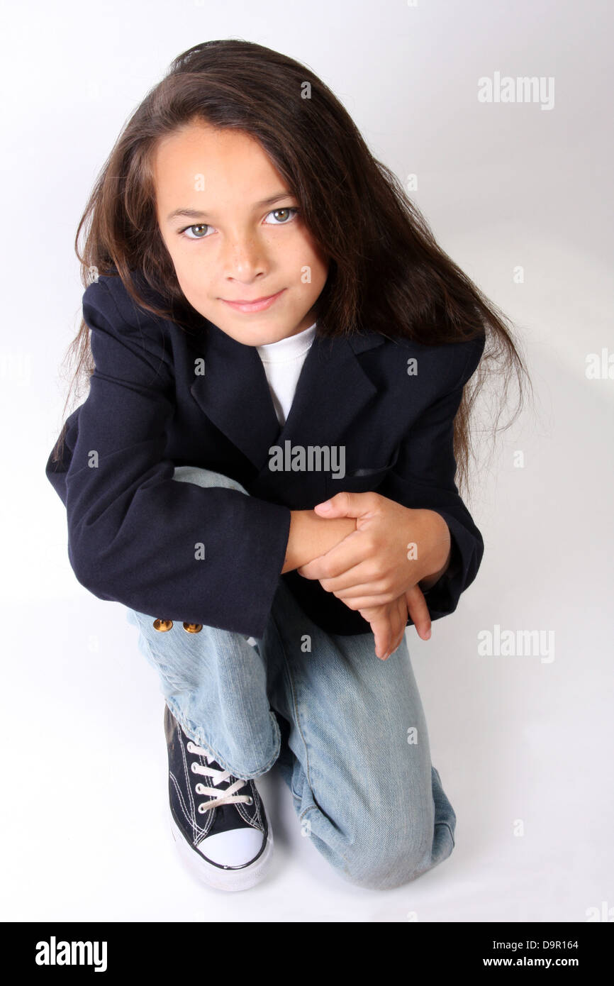Native American Lakota Sioux Indian boy in suit jacket Stock Photo Alamy