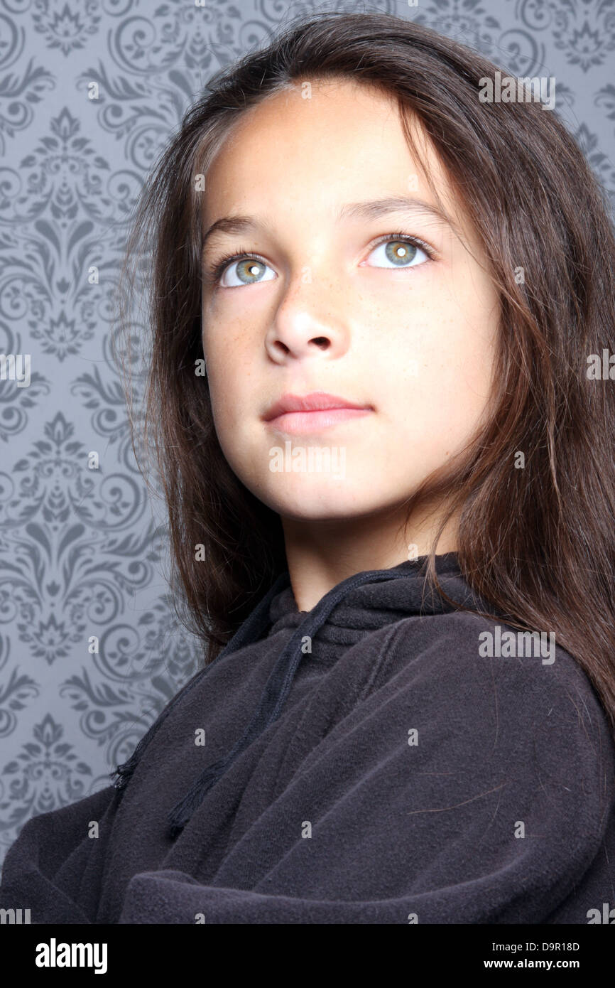 Native American Lakota Sioux Indian boy Stock Photo Alamy