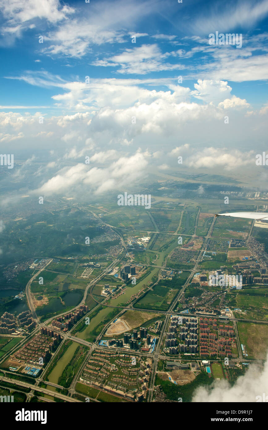 Aerial view of the city of Shenzhen in China Stock Photo - Alamy