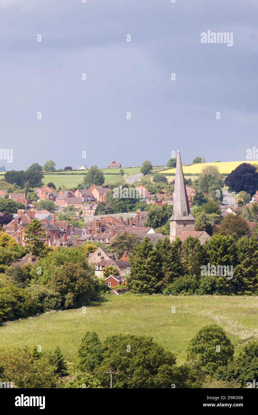 The small market town of Cleobury Mortimer, Shropshire, England, UK ...
