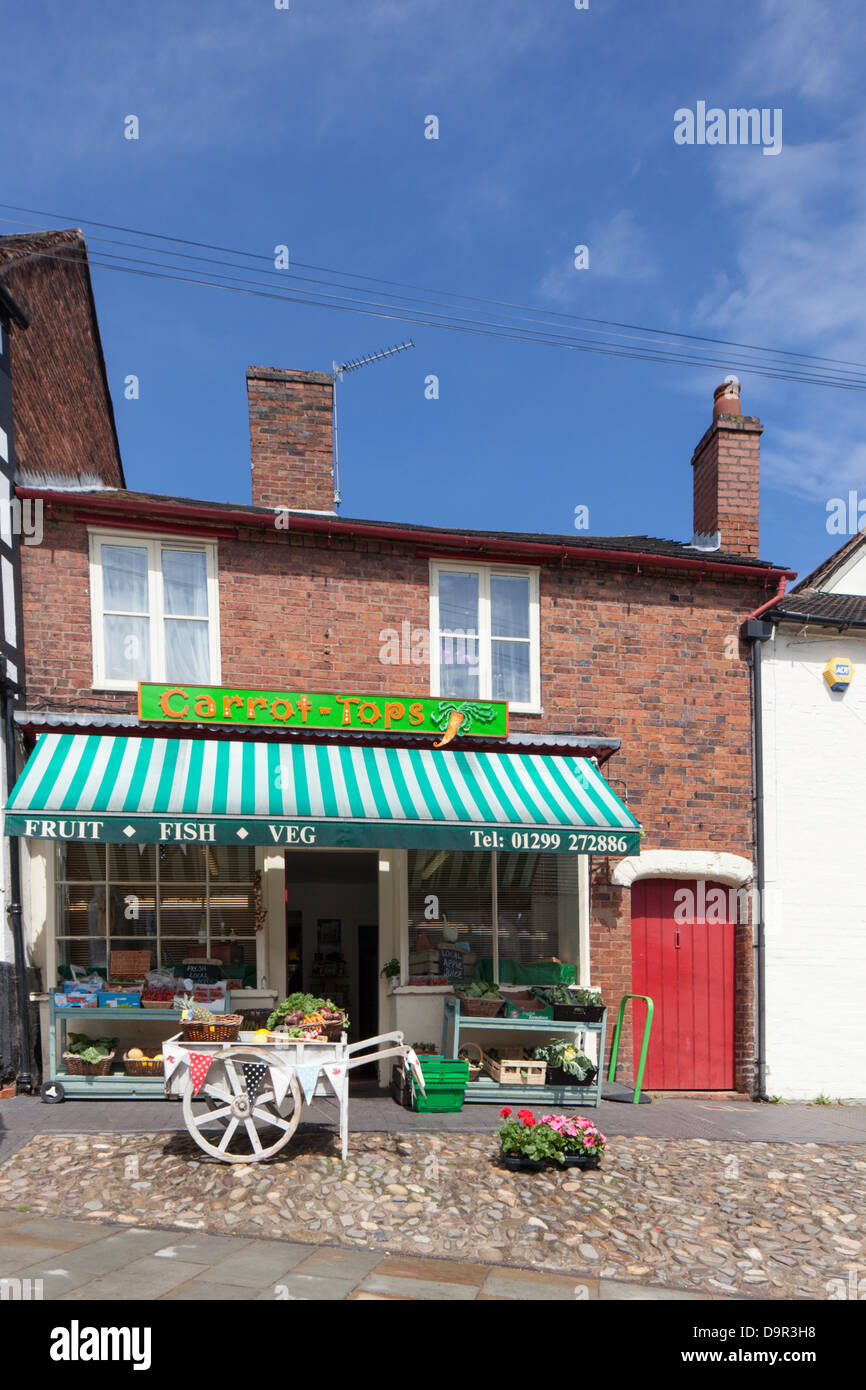 Cleobury Mortimer High Street, Shropshire, England, UK Stock Photo Alamy