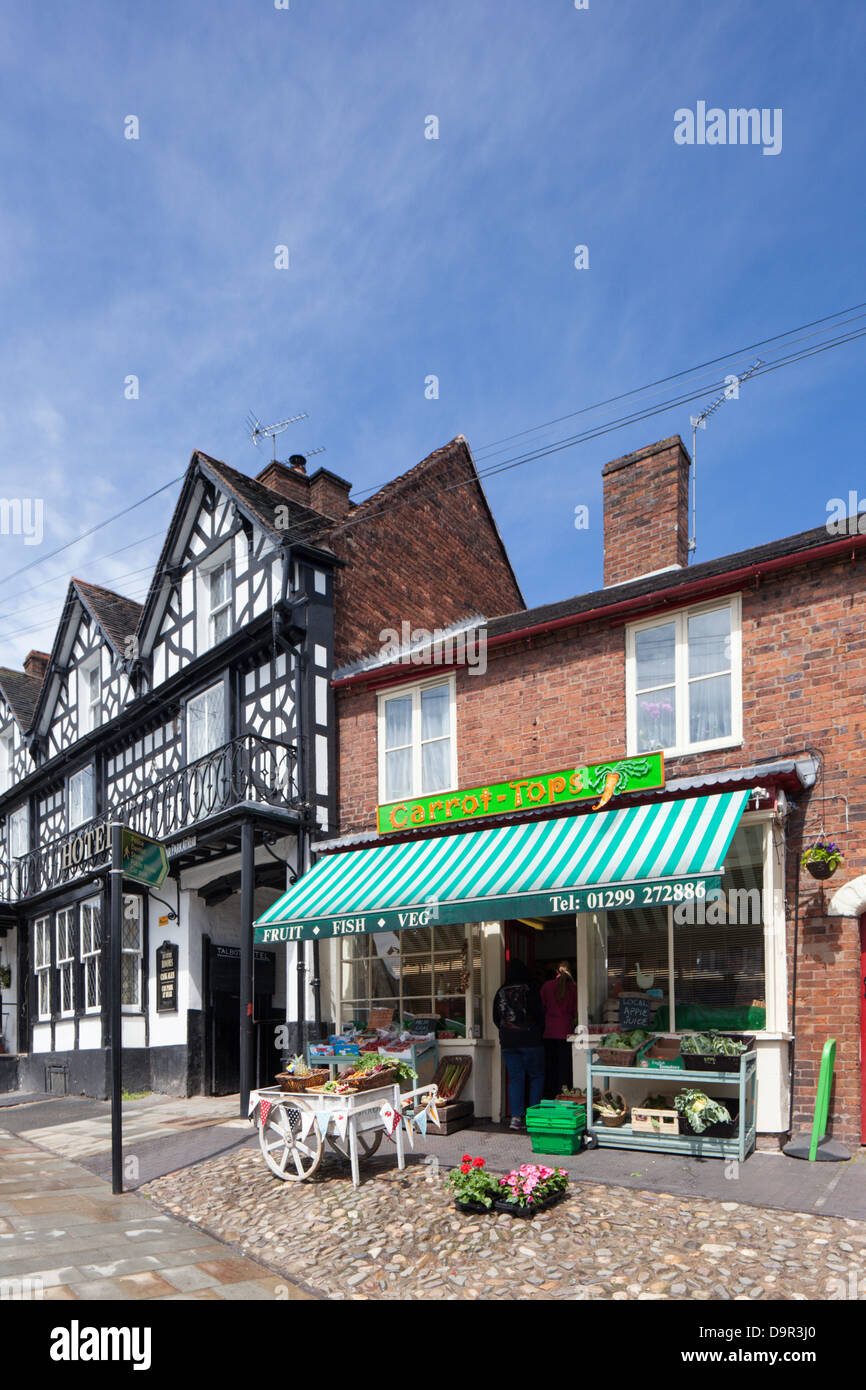 Cleobury Mortimer High Street, Shropshire, England, UK Stock Photo Alamy