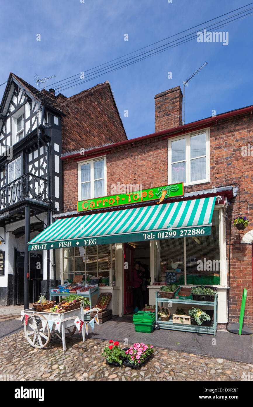 Cleobury Mortimer High Street, Shropshire, England, UK Stock Photo Alamy
