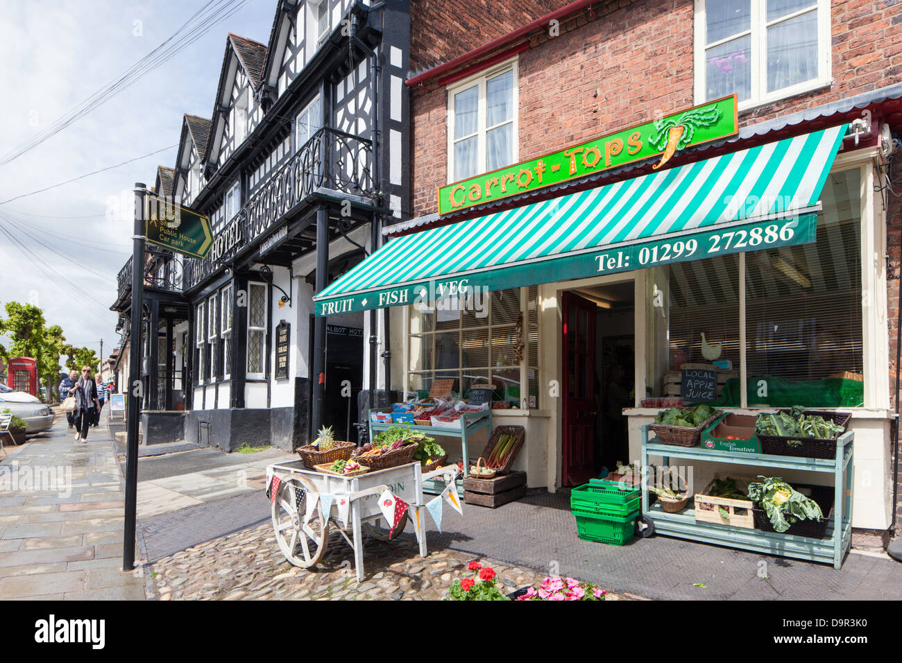 Cleobury Mortimer High Street, Shropshire, England, UK Stock Photo Alamy