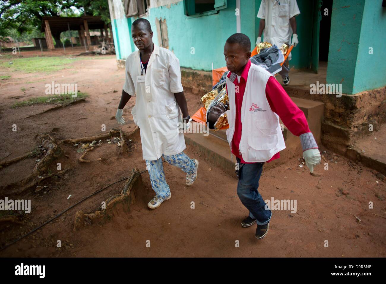 HIV aids patient wrapped in alluminium foil to keep warm in hospital in ...