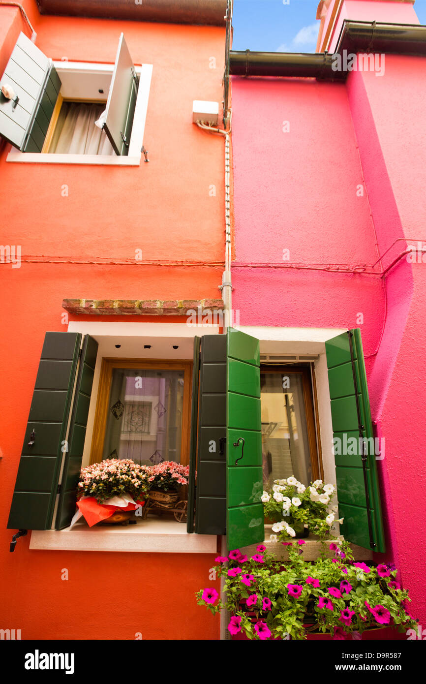 Low angle view of a building, Venice, Veneto, Italy Stock Photo