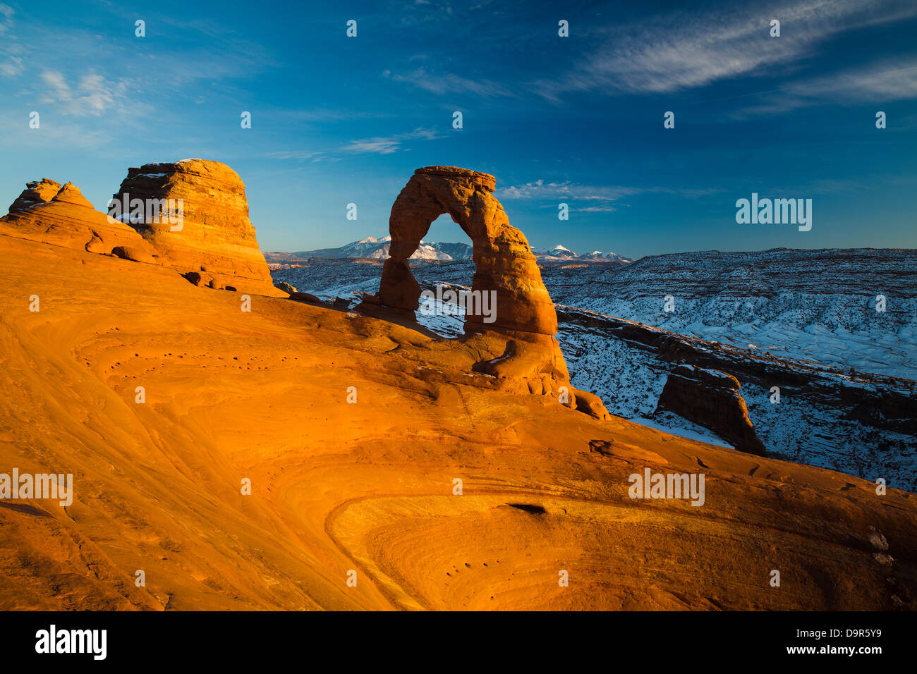 Delicate Arch, Arches National Park, Utah, USA Stock Photo