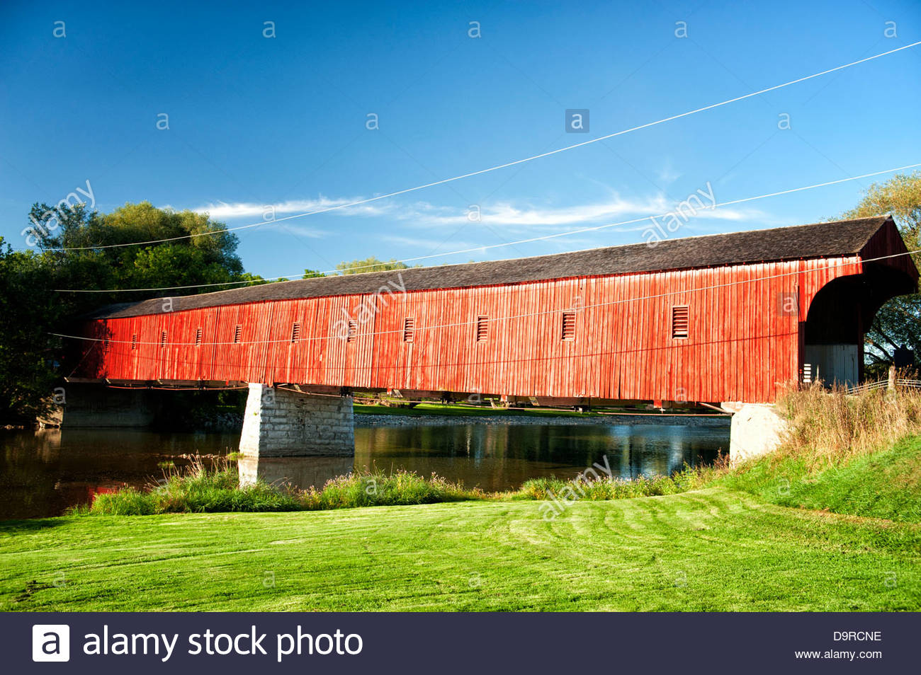 West Montrose Covered Bridge Stock Photo 57677914 Alamy