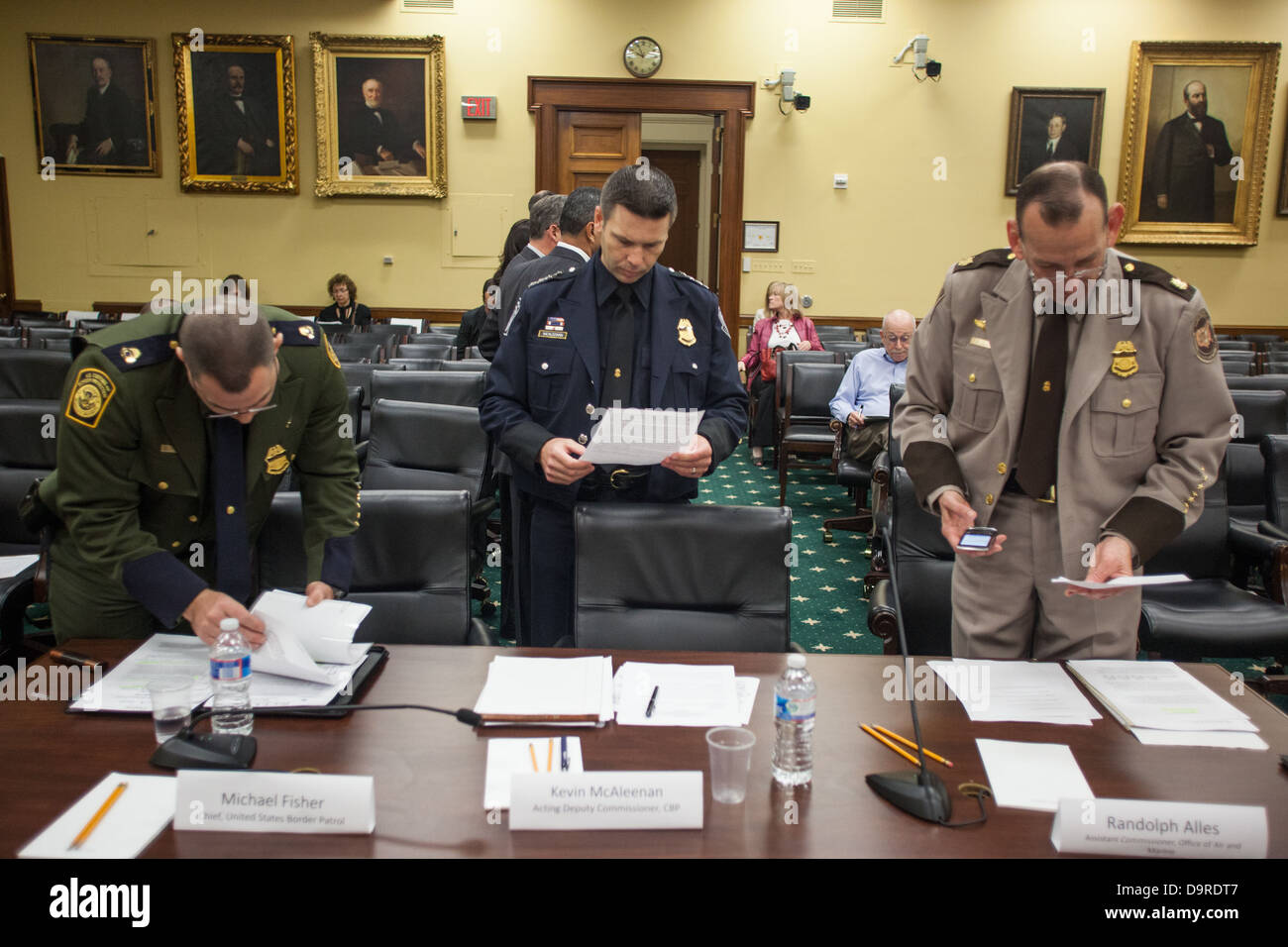 002 House Appropriations Committee, Subcommittee on Homeland Security, Fiscal Year 2014 Budget Request. Stock Photo