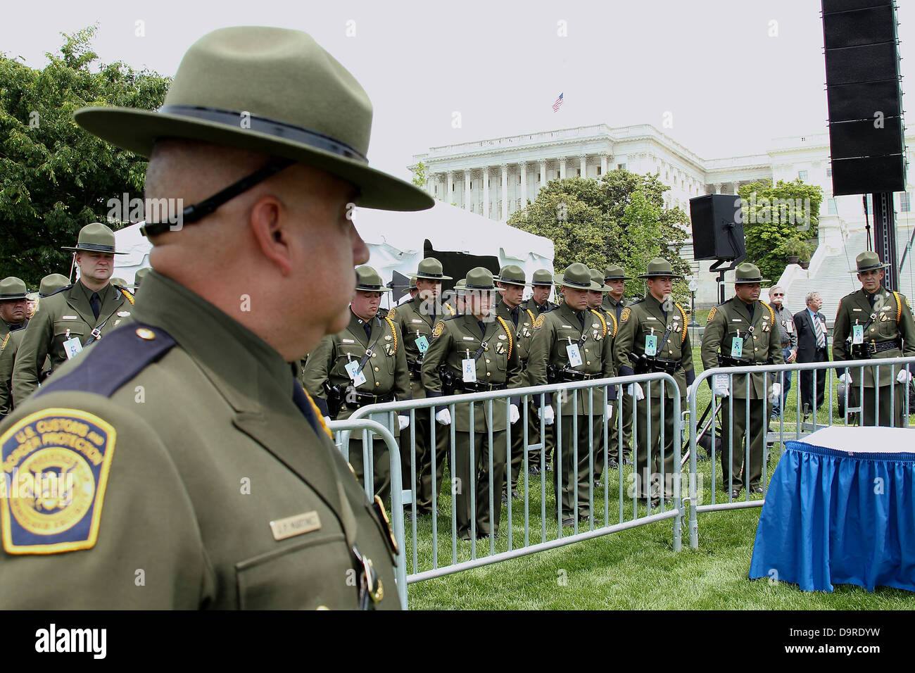 002 Police Week 2013 32nd National Peace Officers Memorial Service. Stock Photo