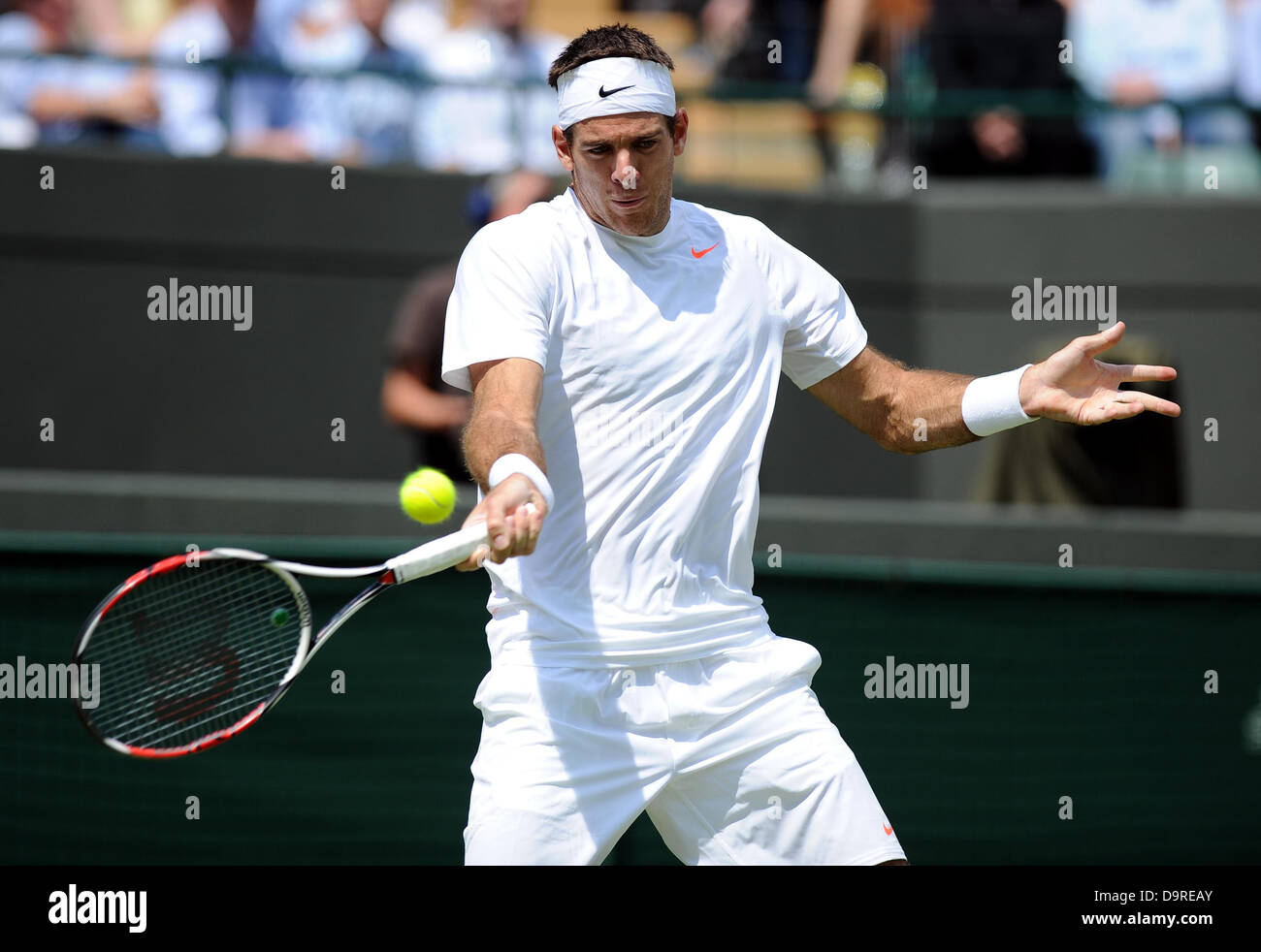 JUAN MARTIN DEL POTRO ARGENTINA THE ALL ENGLAND TENNIS CLUB WIMBLEDON ...