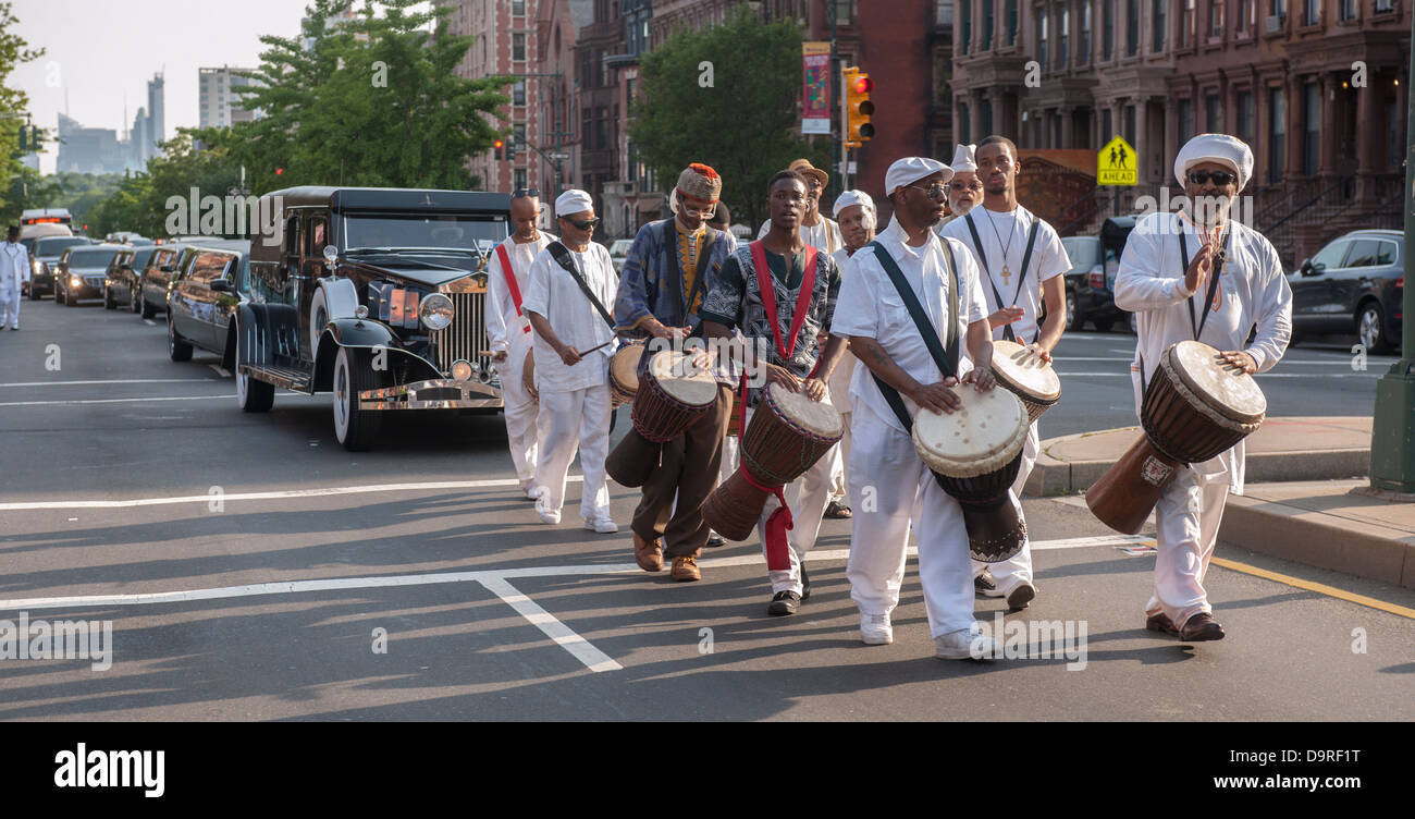 Isaiah Owens, the owner of Owens Funeral Home, in Harlem in New York