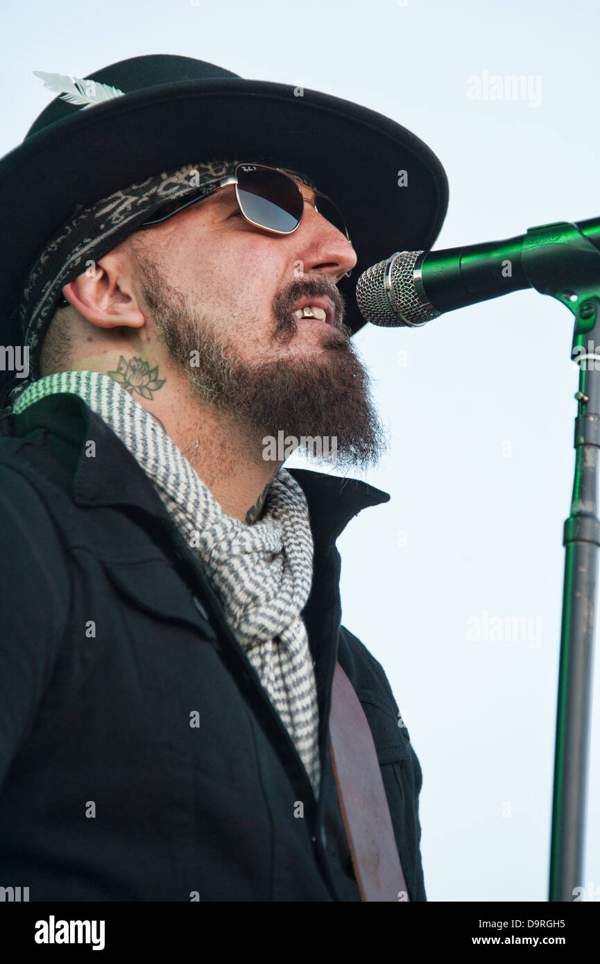 LINCOLN, CA - June 22: Johnny Colton with Lynyrd Skynyrd performs at Thunder Valley Casino and Resort in Lincoln, California on Stock Photo