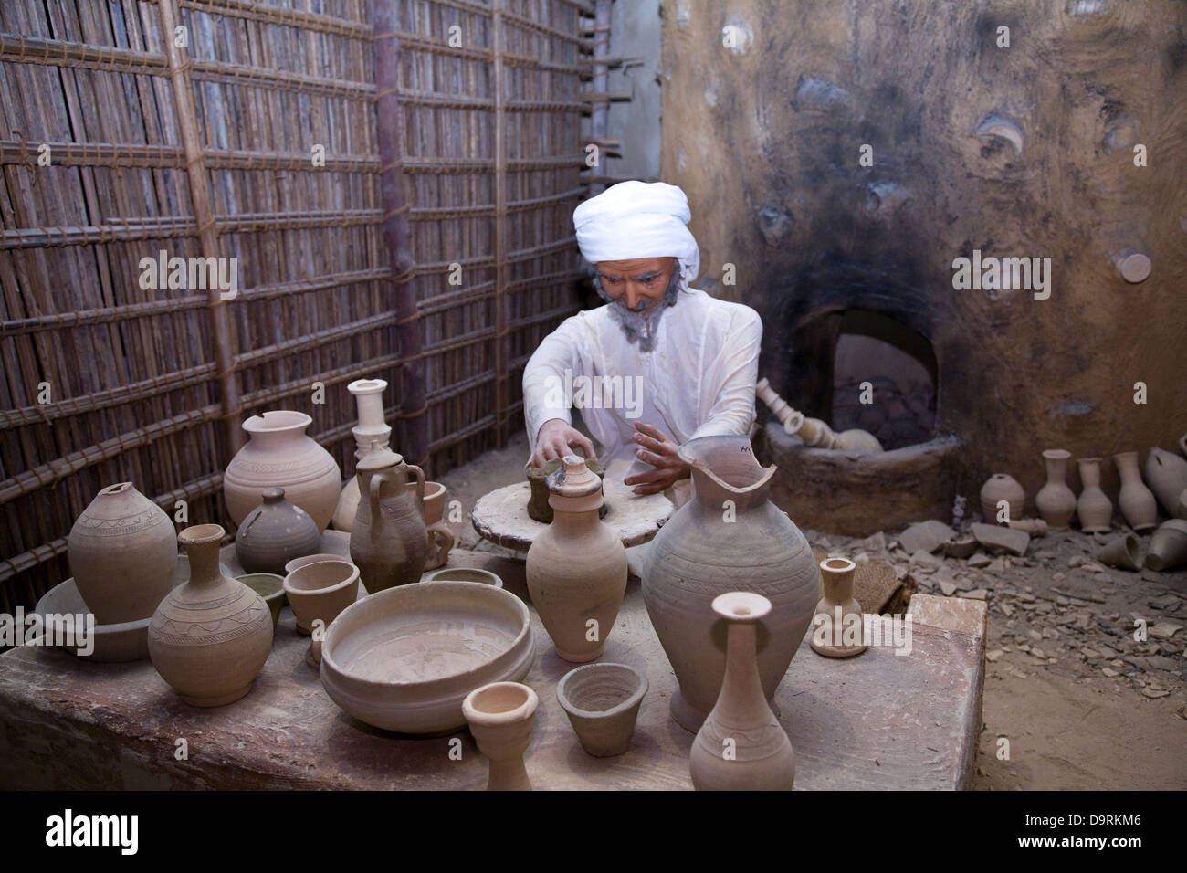 A display depicting life in a Bahranian souq, Bahrain National Museum