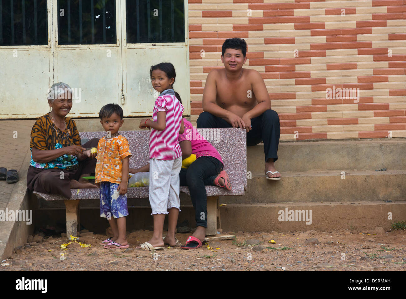 Cambodia rural people family hires stock photography and images Alamy