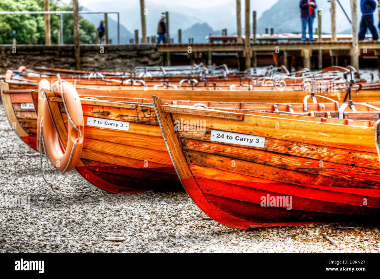 Wooden rowing boats hi-res stock photography and images - Alamy