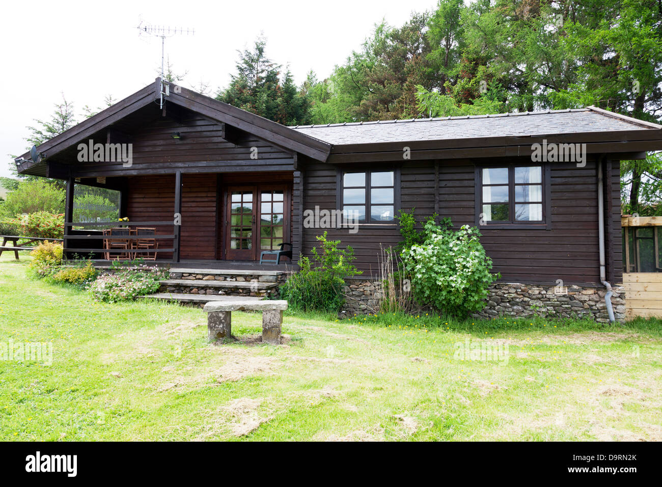 Log Cabin In Woods Artlegarth Lodges Cumbria Lake District