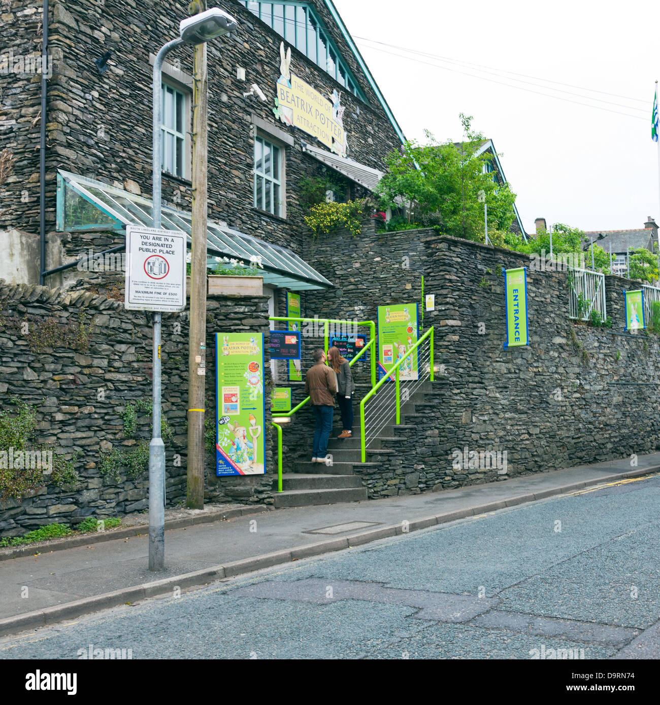 Windermere Beatrix potter attraction Cumbria, Lake District national park, UK, England Stock